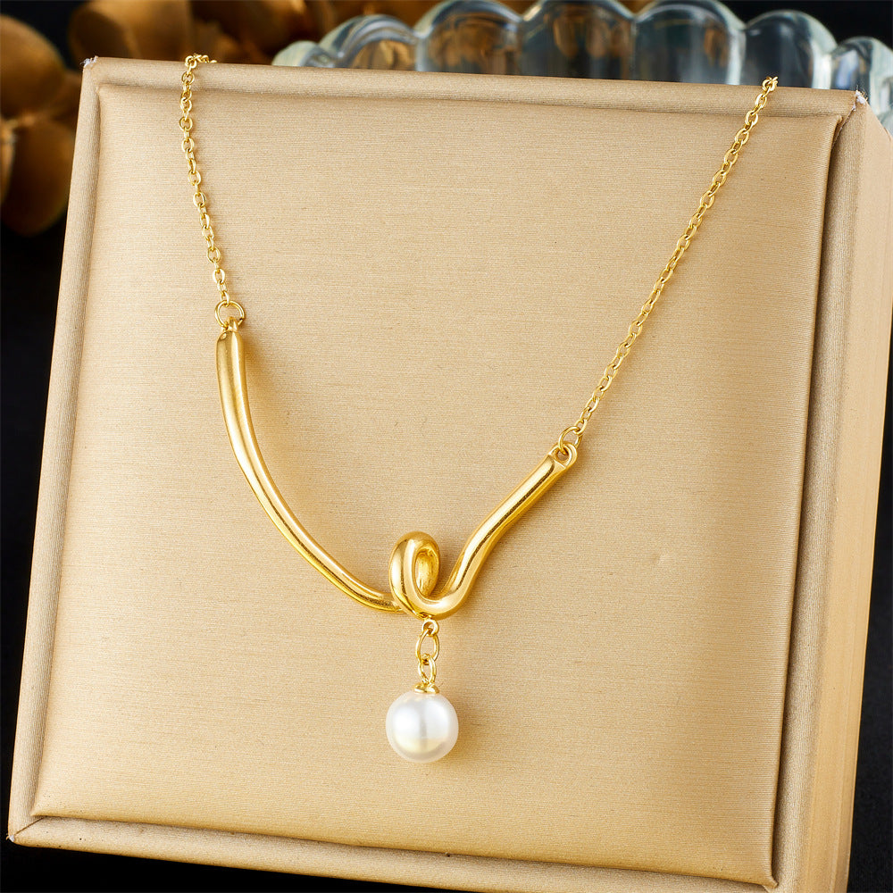 Design Clavicle Chain Light Luxury Advanced Simple Irregular Layered Necklace