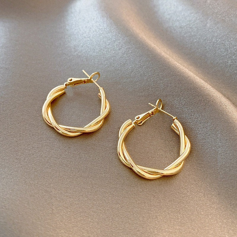 Women's Needle High-grade Super Flash Zircon Light Luxury Refined Grace Earrings