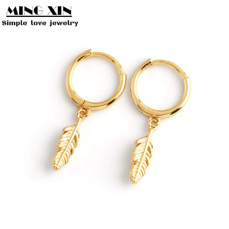 Sier Clip Fashion Leaf Light Luxury Rings
