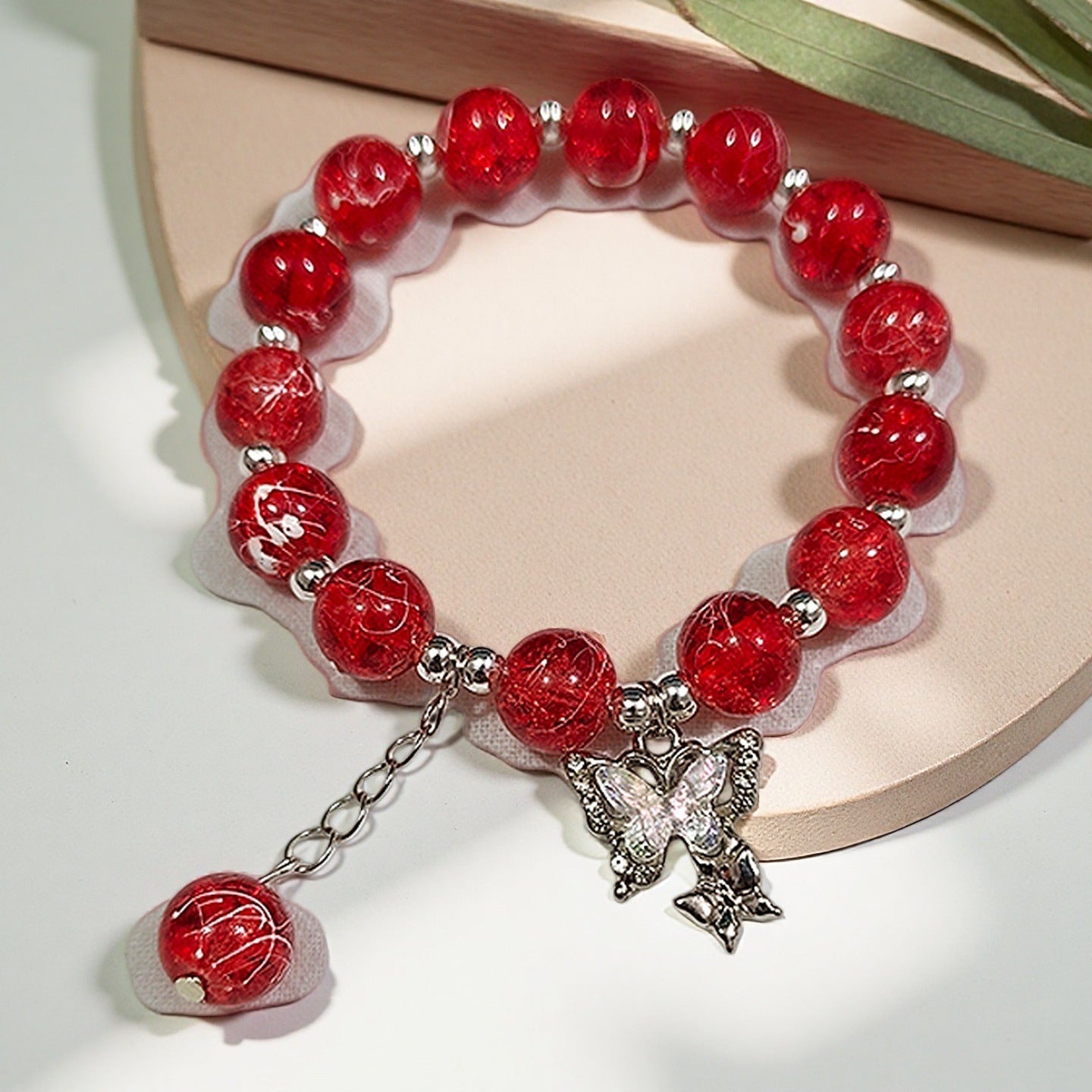 Fantasy Flower Glazed Female Gradient Contrast Bracelet