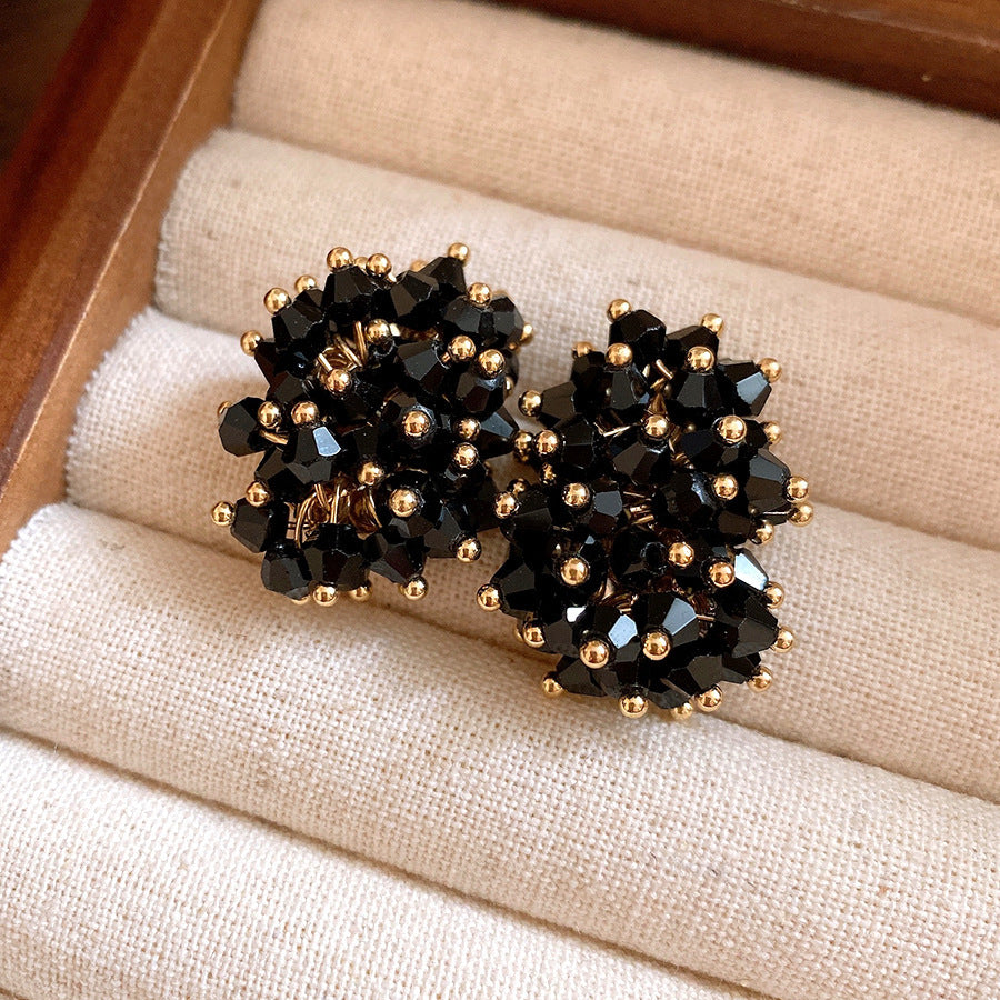 Retro Diamonds Water Drop Tassel Ethnic Style Chinese Personality Rings