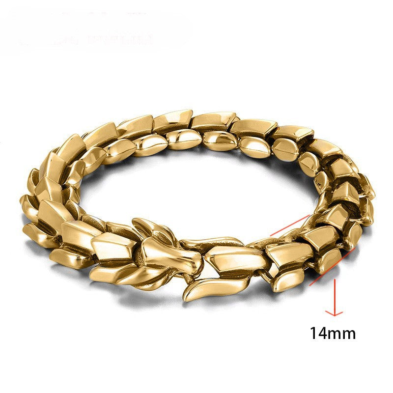 Comfortable Vintage Dragon Domineering Punk Keel Bracelets