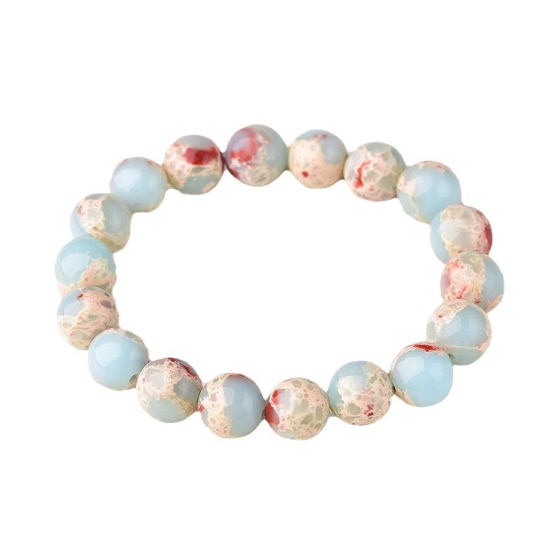 Women's & Men's Stone Blue More Sizes Sweet Circle Bracelets