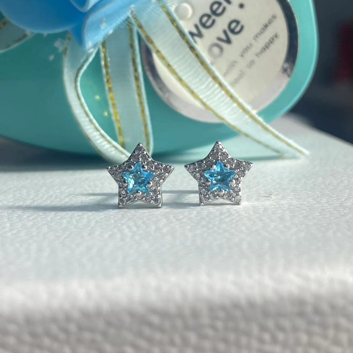 Titanium Steel Ear Bone Diamond Crystal Exquisite Affordable Luxury Stud Earrings
