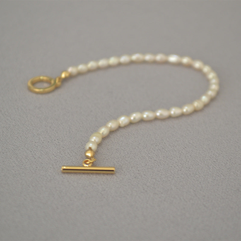 Freshwater Grain Of Rice Pearl Gentle Bracelets