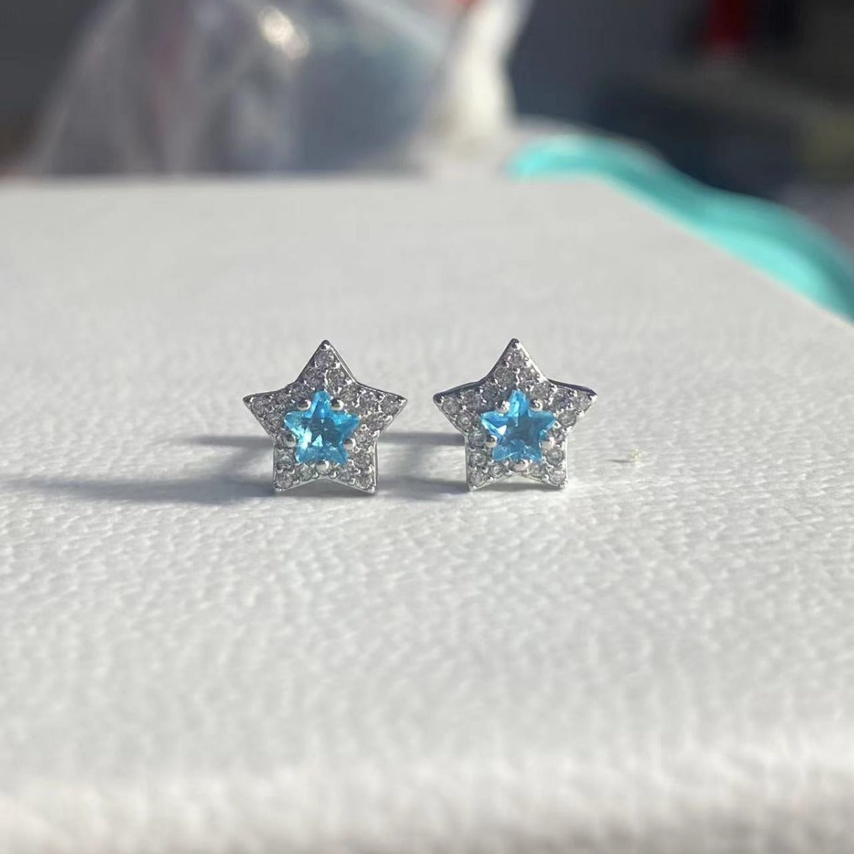 Titanium Steel Ear Bone Diamond Crystal Exquisite Affordable Luxury Stud Earrings