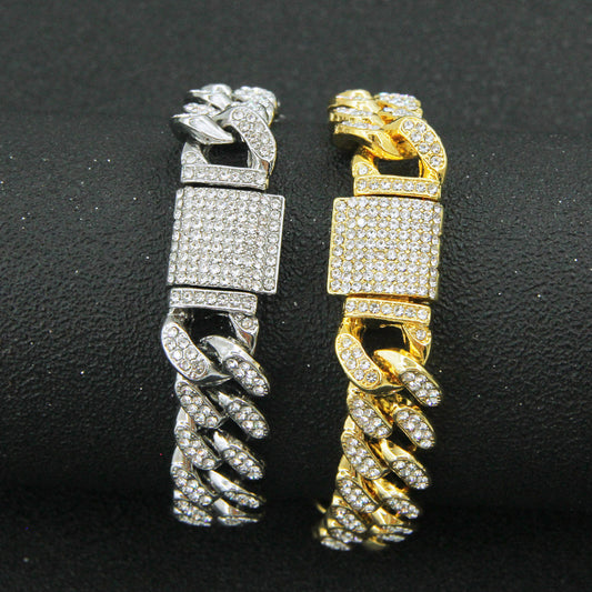 Men's Hip Hop Full Diamond Exaggerated Cuban Necklaces