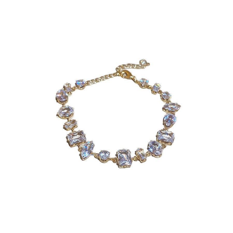Women's Oval Leaf Small Fresh Gentle Temperament Light Luxury High Sense Bracelet