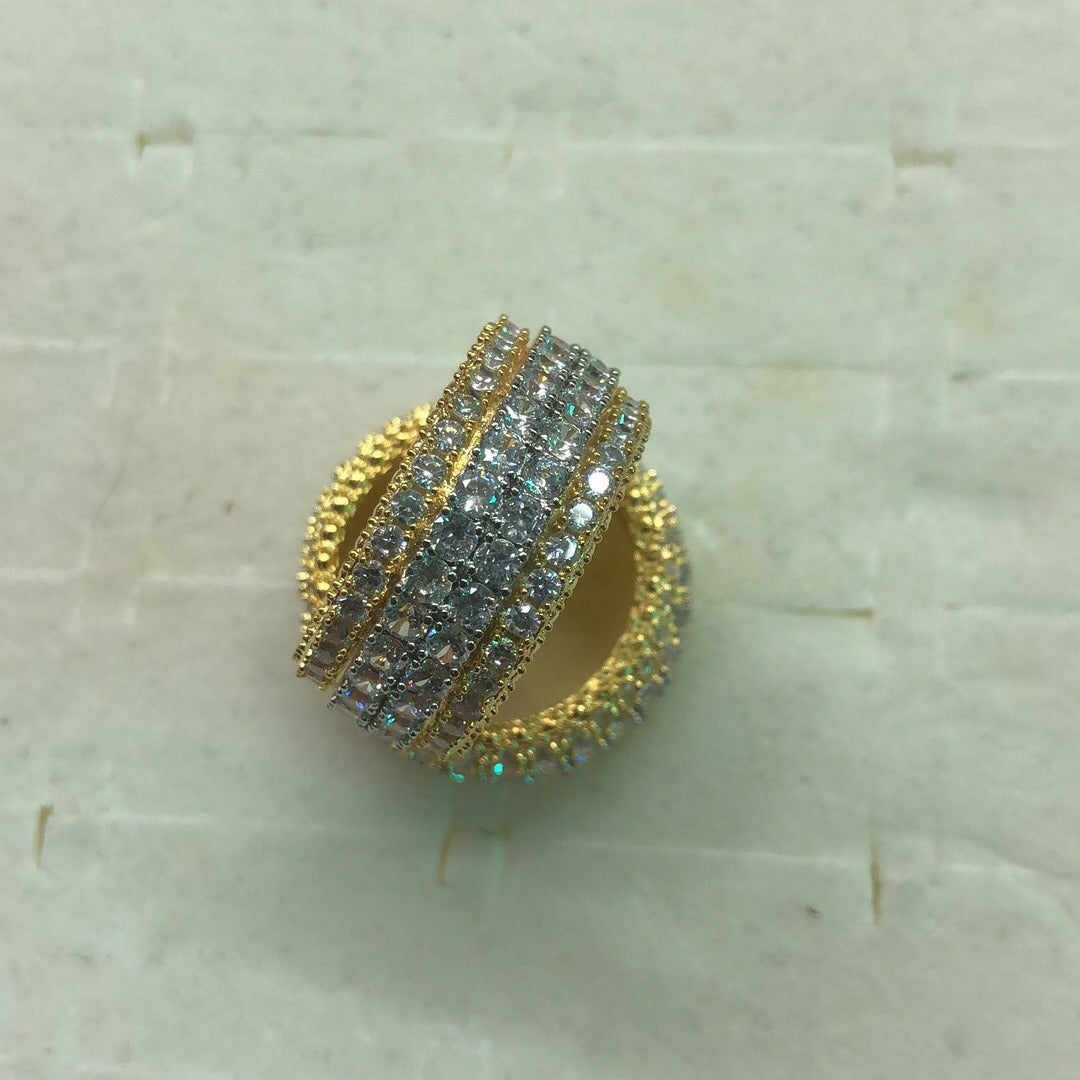 Women's Inlaid Zircon Exquisite Style Shipment Full Rings