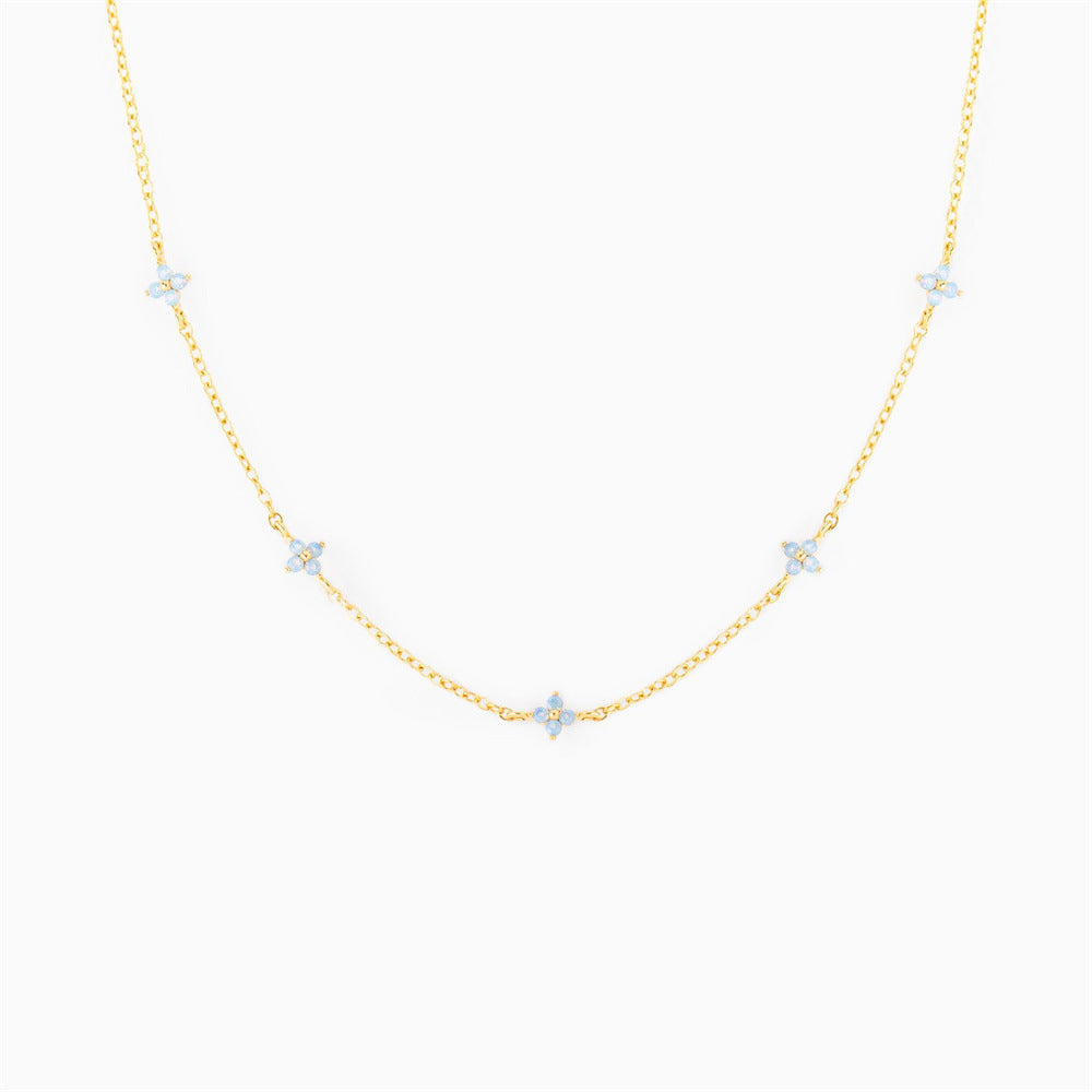 Flower Summer Female Crane Simple Exquisite Classic Necklaces