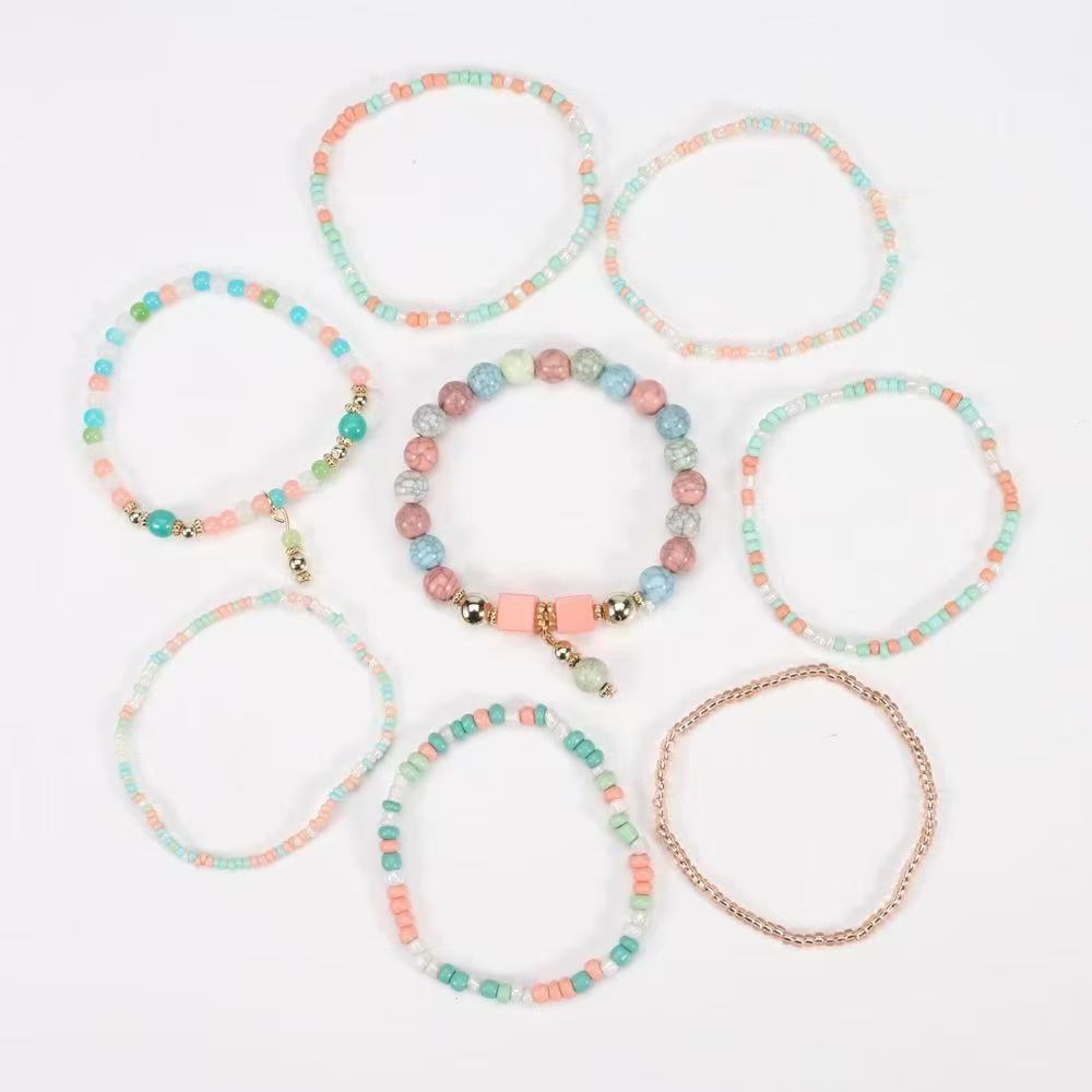 Trendy Unique Bohemian Elastic Bead Creative Bracelets