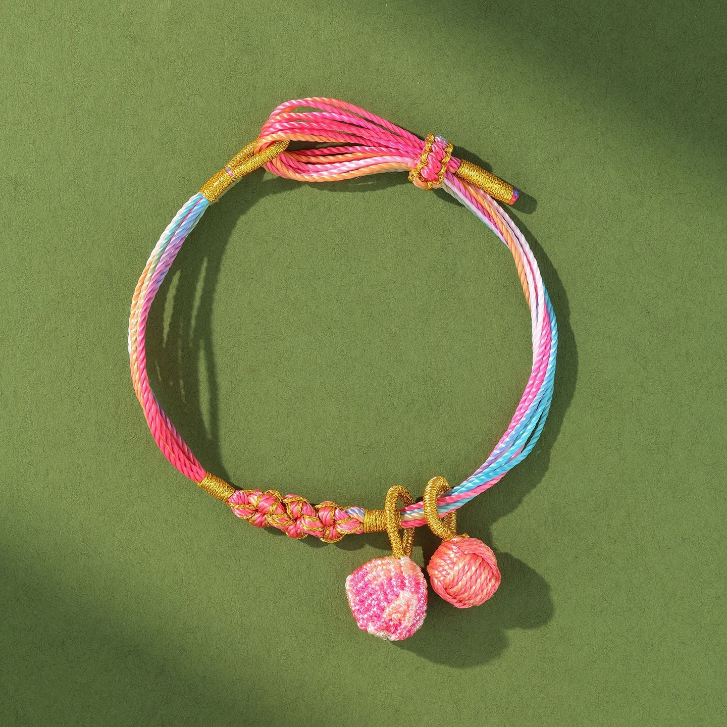 Festival Colorful Rope Ethnic Style Hand-woven Adult Small Sachet Carrying Bracelet
