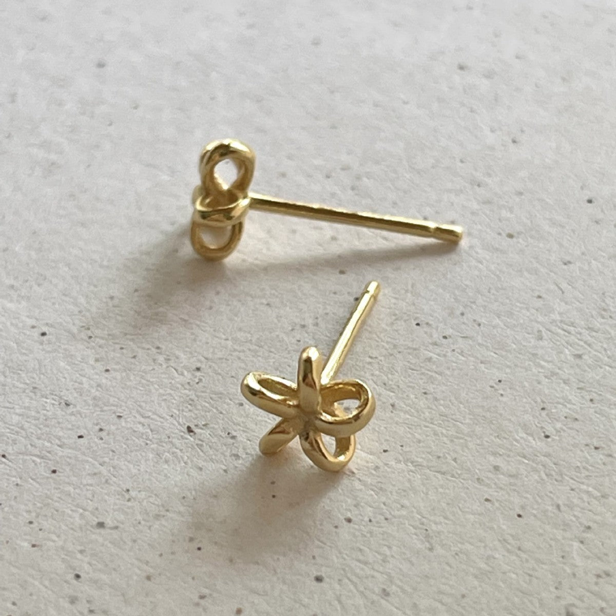 Korean Style Sterling Sier Small Flower Earrings