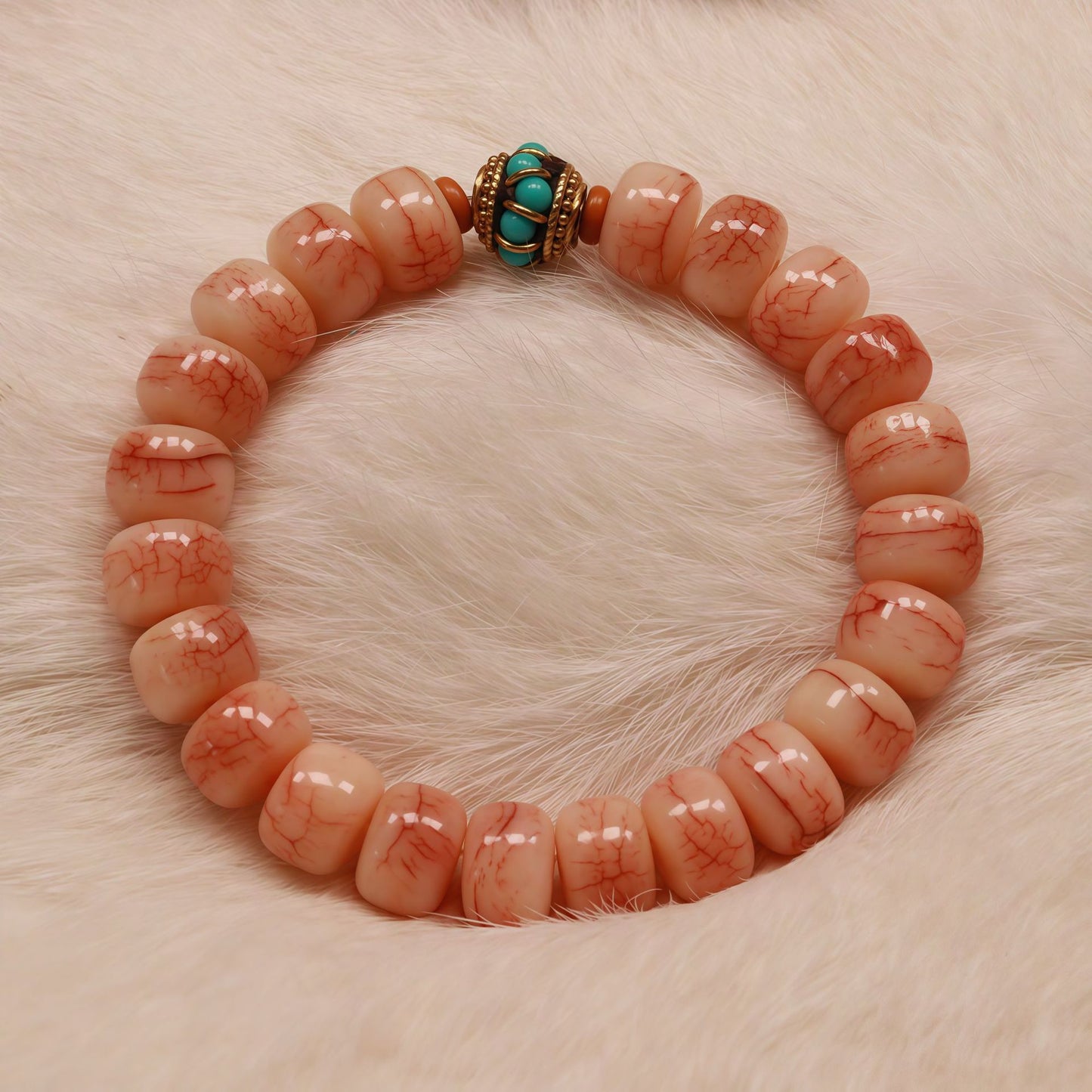Camel Bone Tibetan Style Barrel Shaped Bead Ox High Oil Bracelets