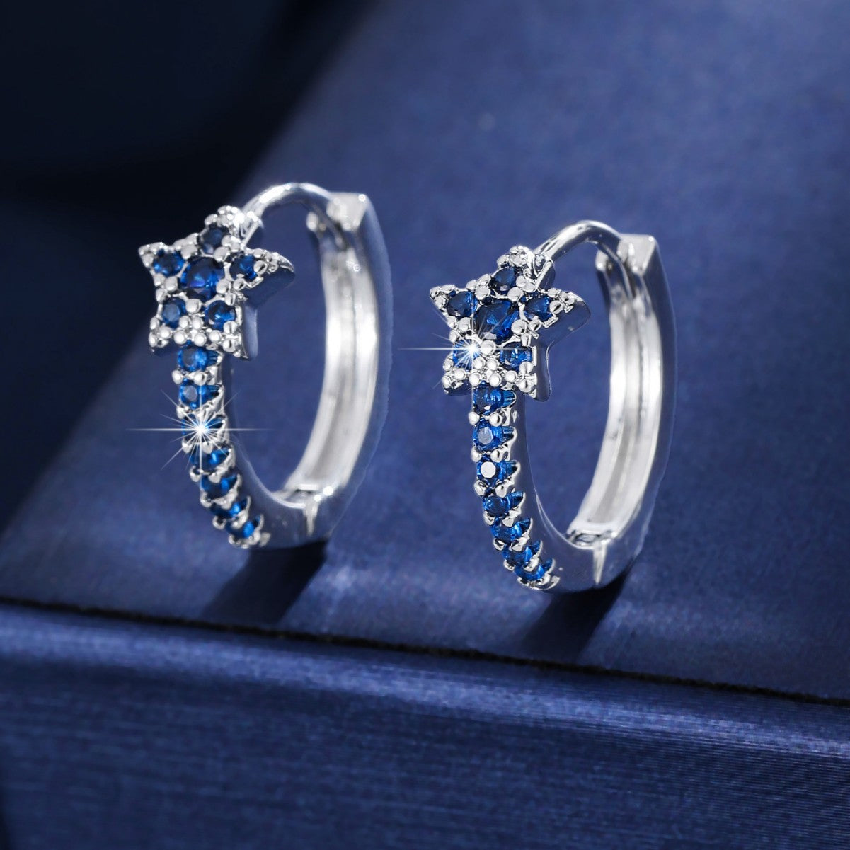 Women's Cute Zircon Star Holiday Party Daily Commuting Earrings
