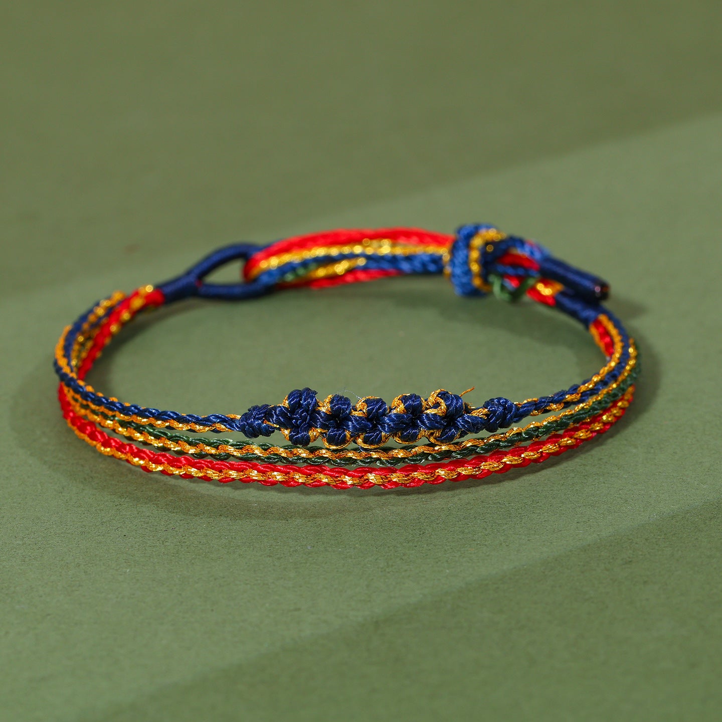 Festival Colorful Rope Ethnic Style Hand-woven Adult Small Sachet Carrying Bracelet