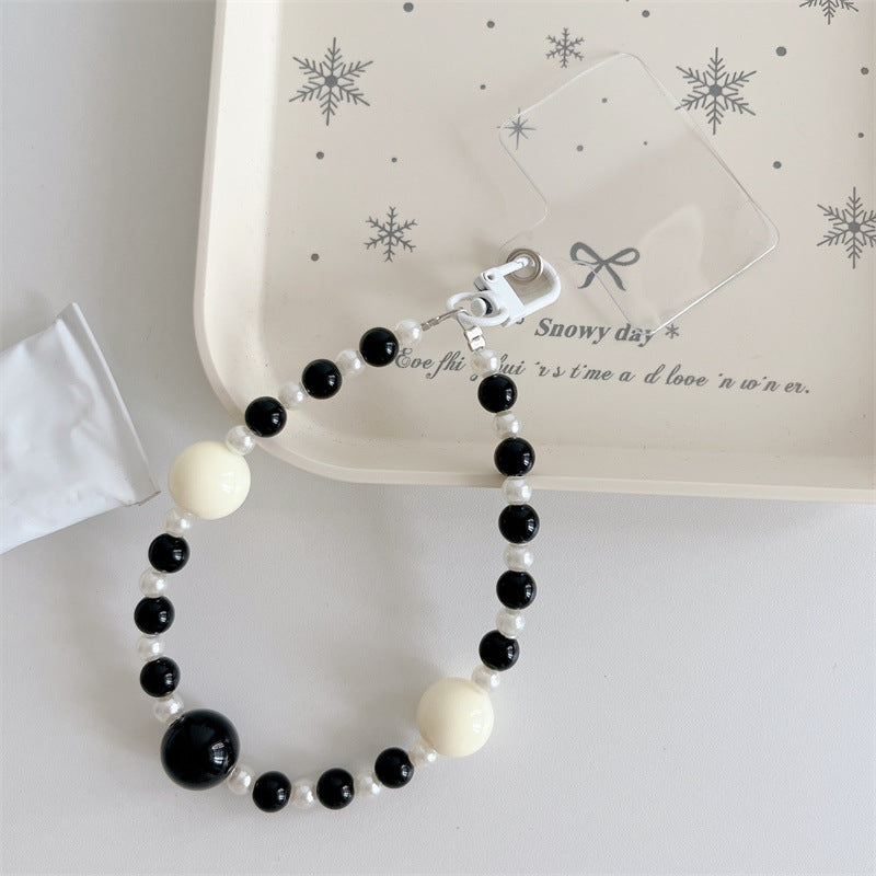 Women's Case High-grade Bow Handmade Sugar Pearl Short Bracelet