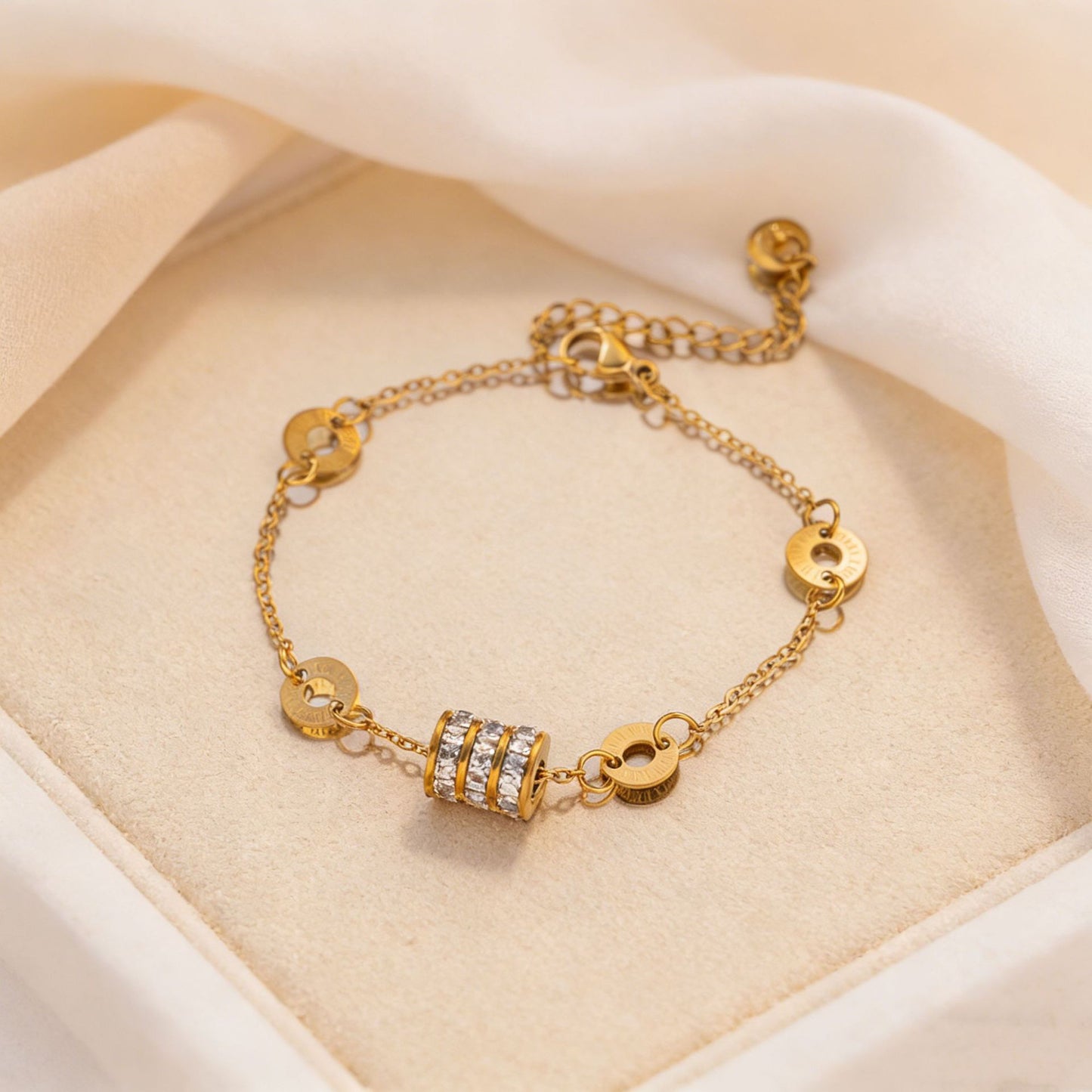 Women's Commuter Titanium Steel Light Luxury Couple Bracelets