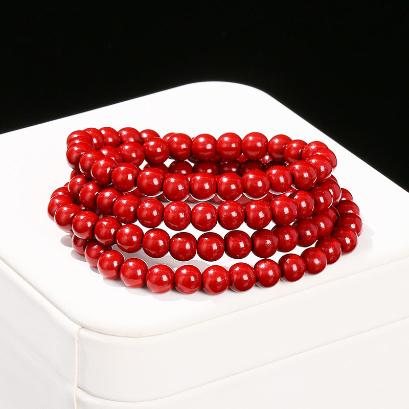Women's & Men's Raw Ore Purple Gold Sand Vintage Bracelet