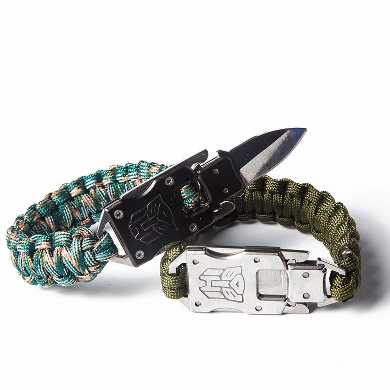 Survival Tool Release Buckle Transformer Self-defense Bracelets