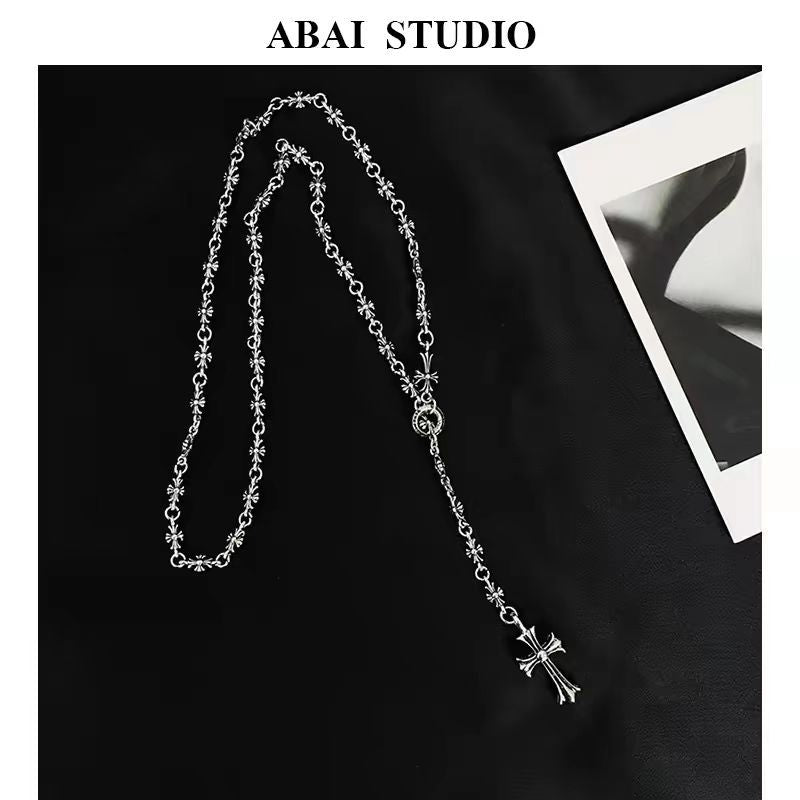 Women's & Men's Classic Cross Chain Fashion Fashionable Sweet Cool Necklace