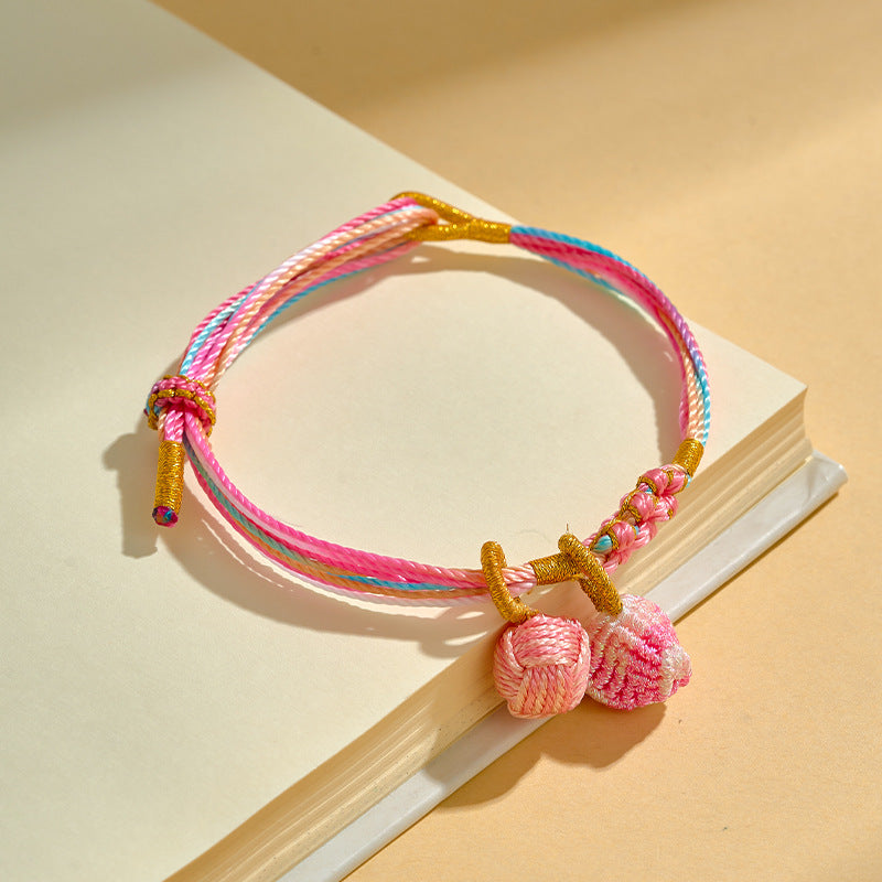 Children's Dragon Boat Festival Colorful Rope Hand-woven Small Bracelets
