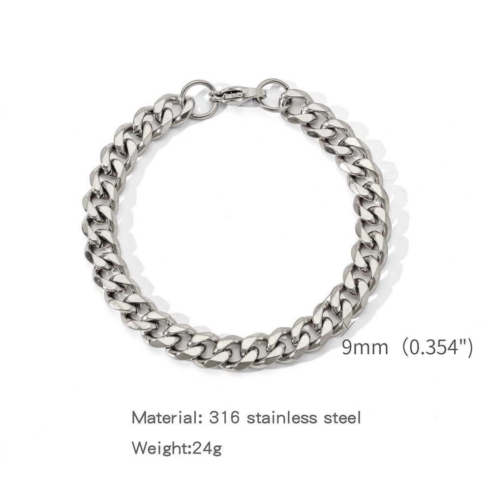 Fashion Electroplated Single Woven Grinding Six Bracelets