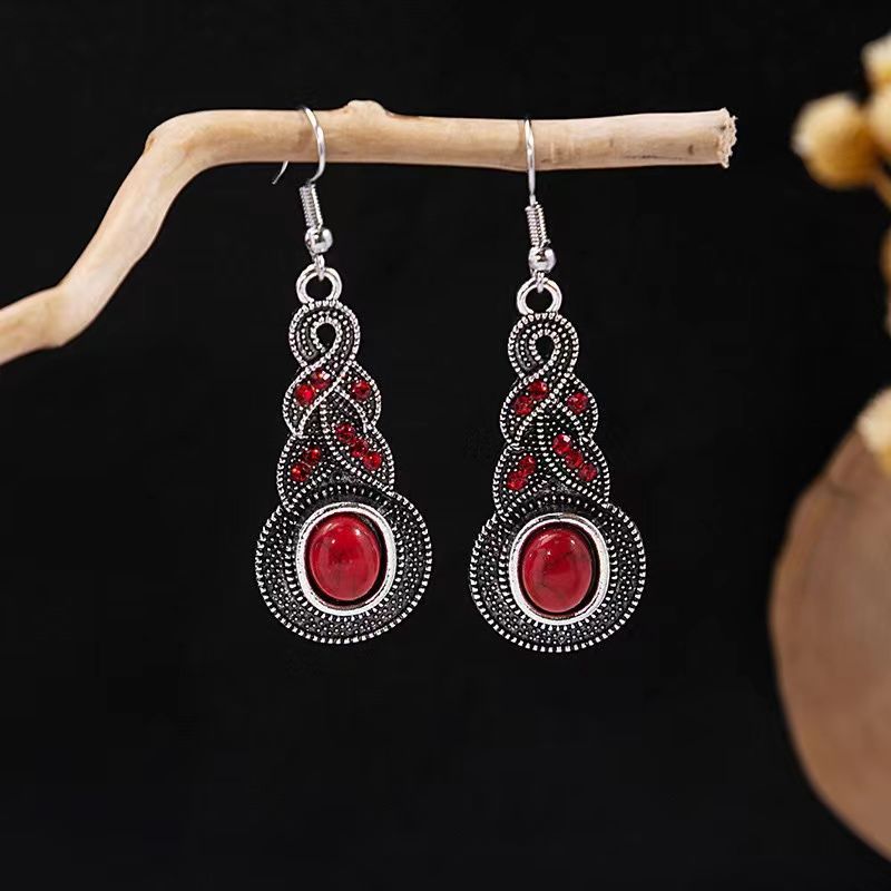 Ethnic Style Long Fringe Exotic Holiday Trip Earrings