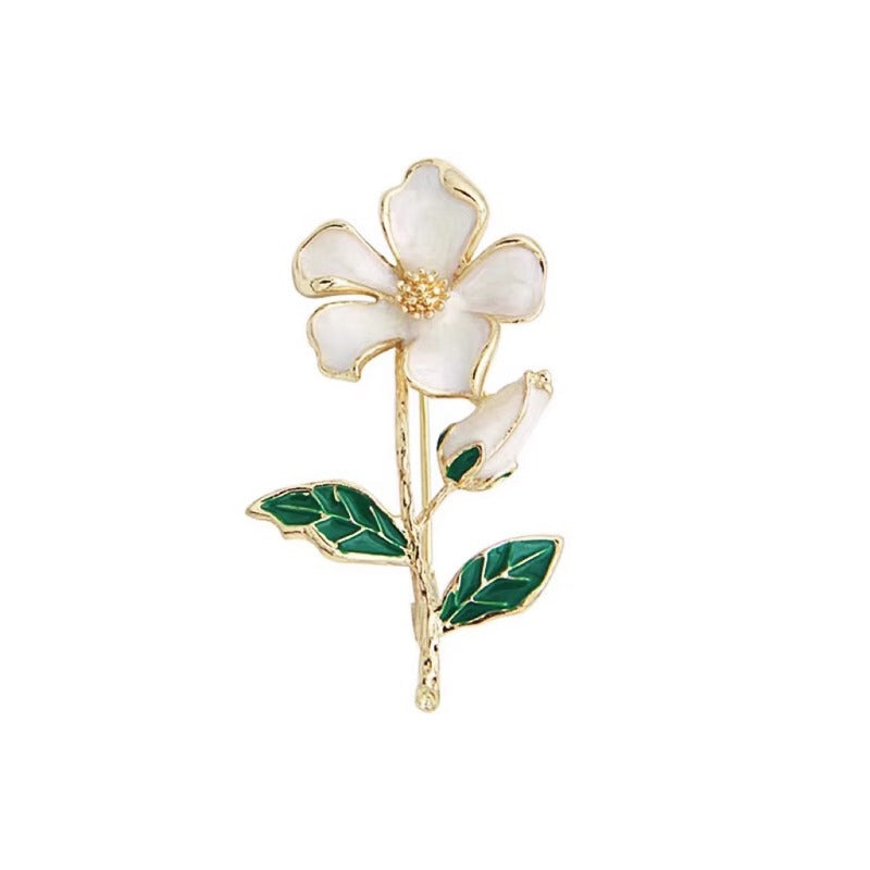 Golden Pearl Corsage Wheat Brooch Female High-grade Brooches
