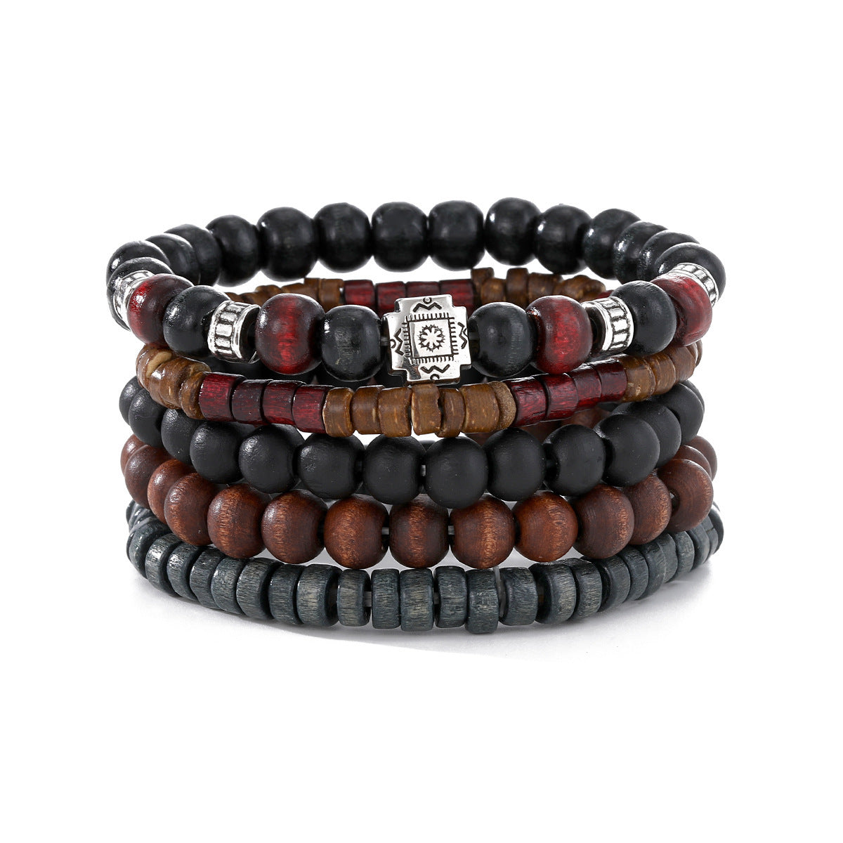 Wooden Bead Ethnic Style Turquoise Vintage Hand-woven Bracelets