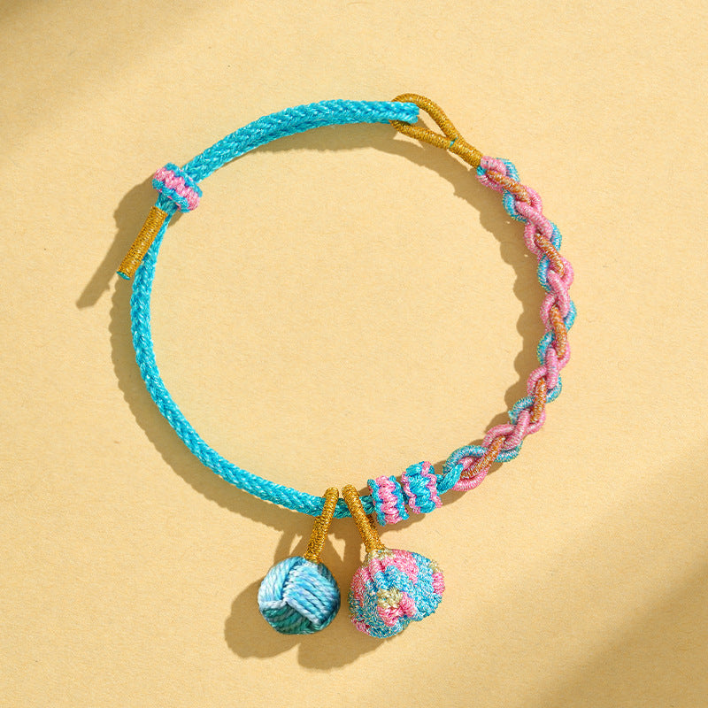Children's Dragon Boat Festival Colorful Rope Hand-woven Small Bracelets