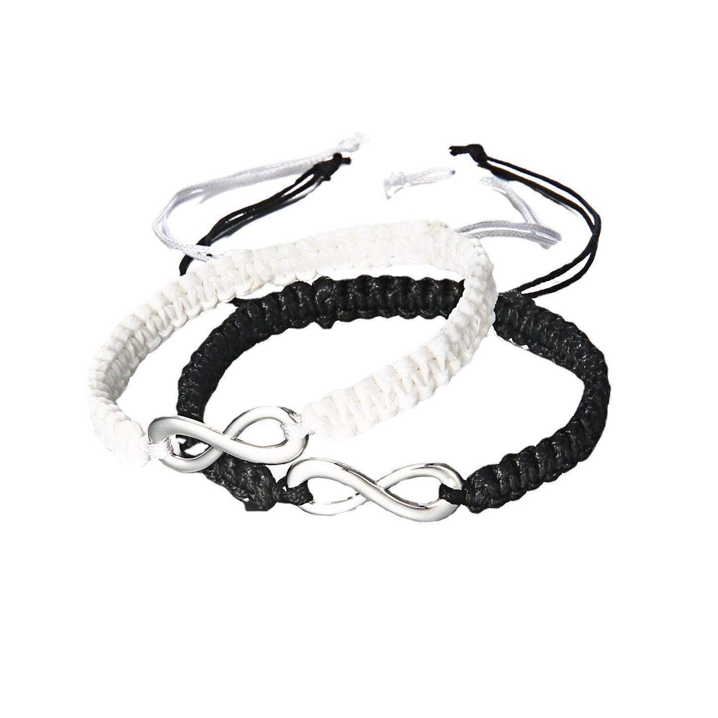 Words Infinite Love Lucky Woven Adjustable Bracelets