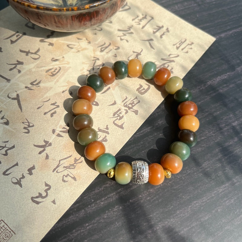 Bodhi Candy Color Single Circle Pliable Temperament High Throw Three Bracelets
