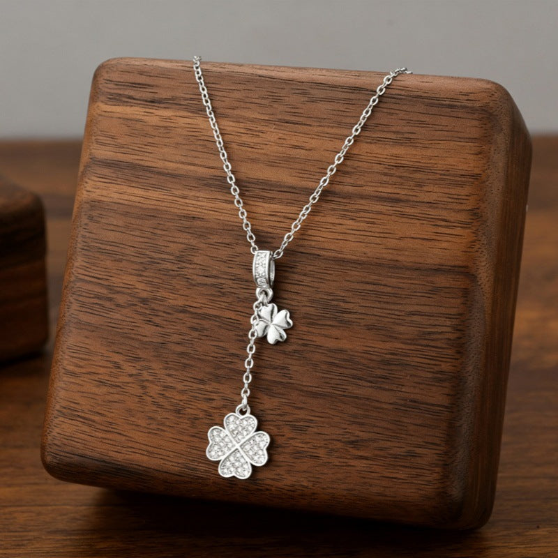 Titanium Steel Female Niche Simple Temperament Clavicle Pendants