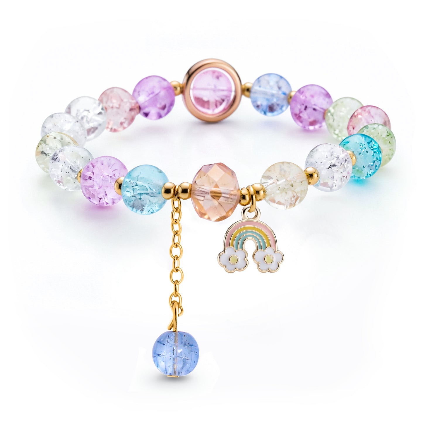 Children's Little Korean Style Sister Crystal String Bracelet