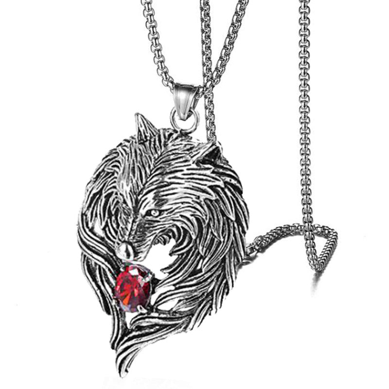 Men's Stainless Steel Hip Hop Cool Cross Trendy Clavicle Necklaces
