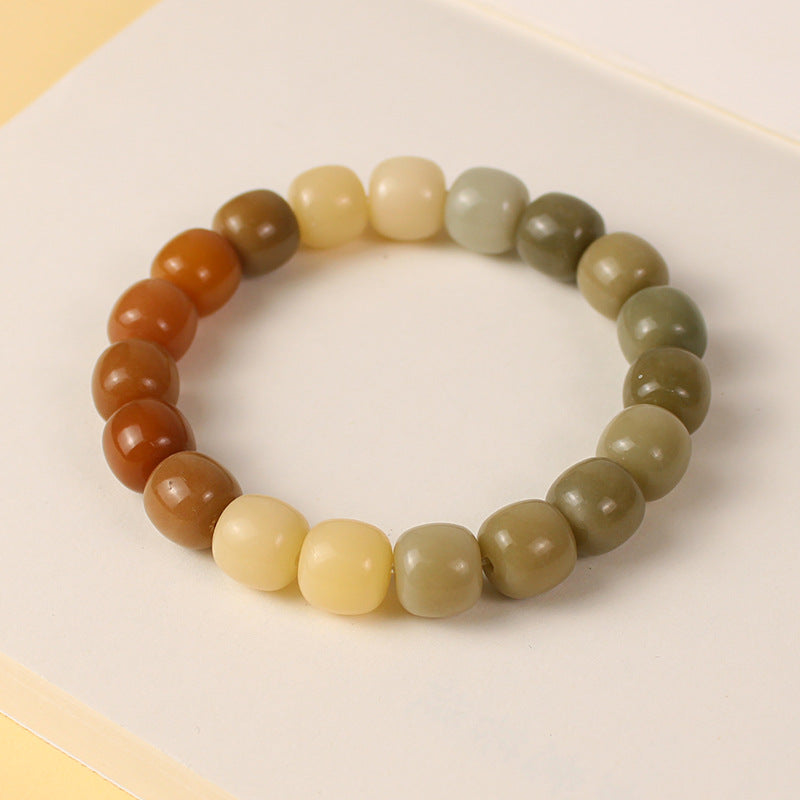Bodhi Candy Color Single Circle Pliable Temperament High Throw Three Bracelets