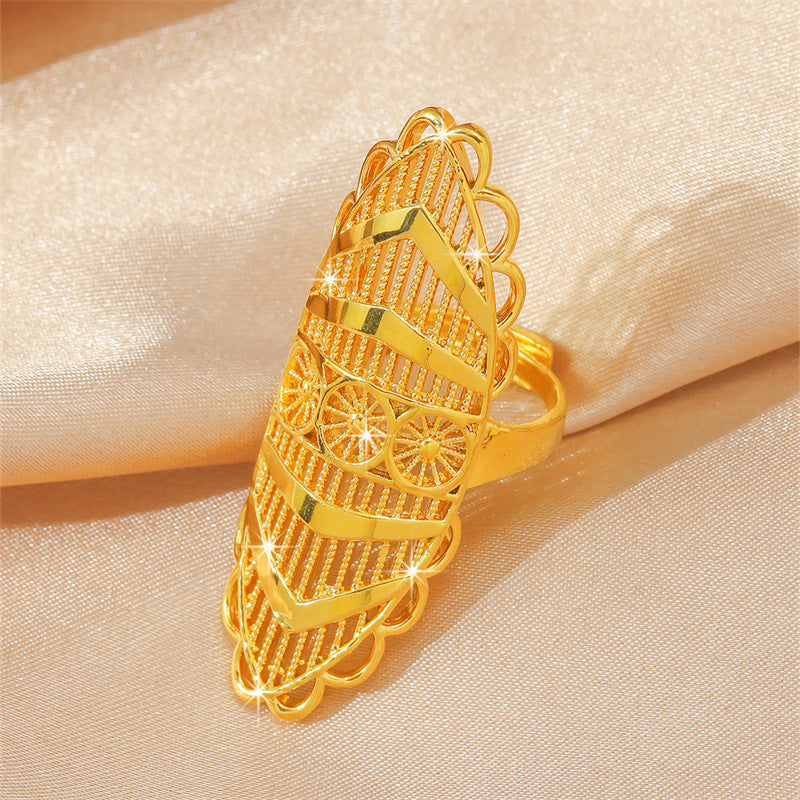 Women's Alluvial Gold Female No Color Fading Rings