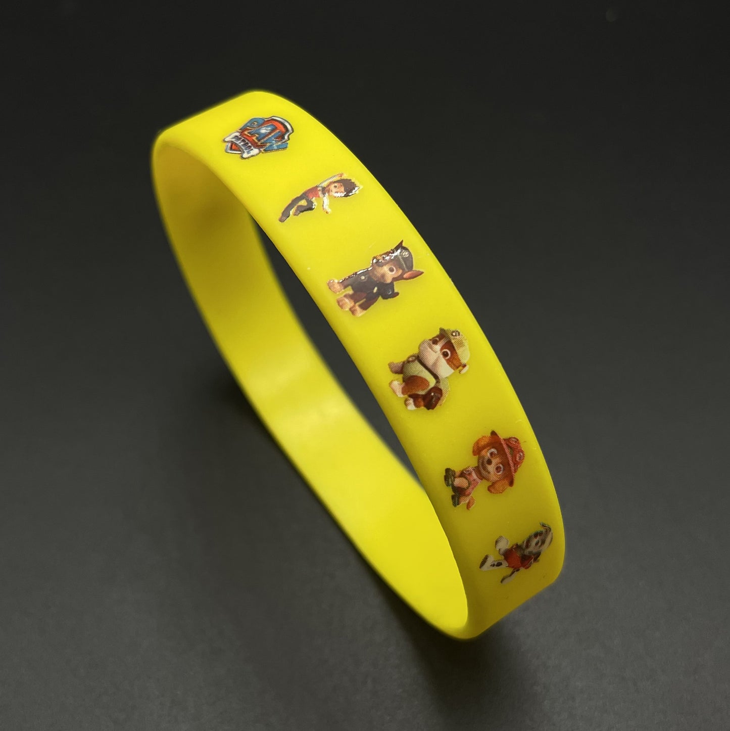 Children's Paw Patrol Silicone Color Printing Luminous Bracelet