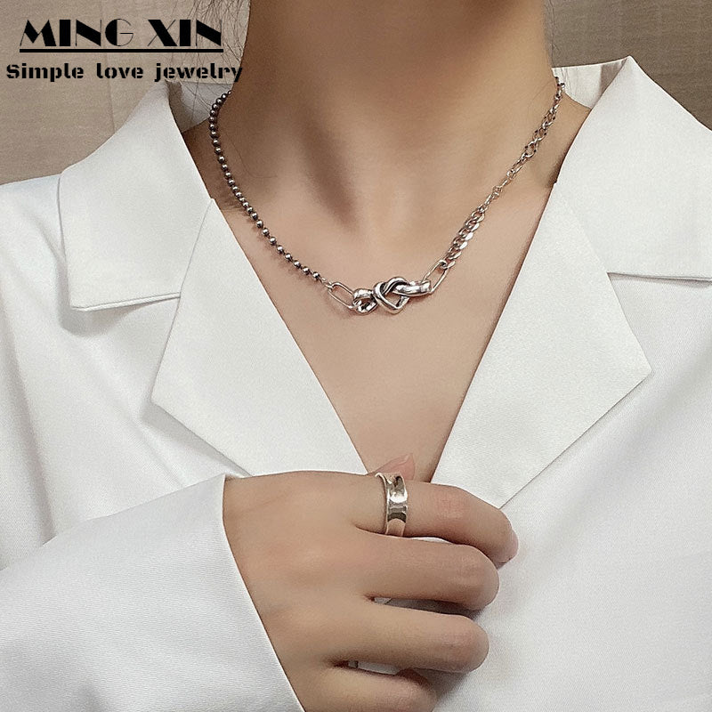 Truelove Knot Female Unique Punk Style Winding Clavicle Necklaces