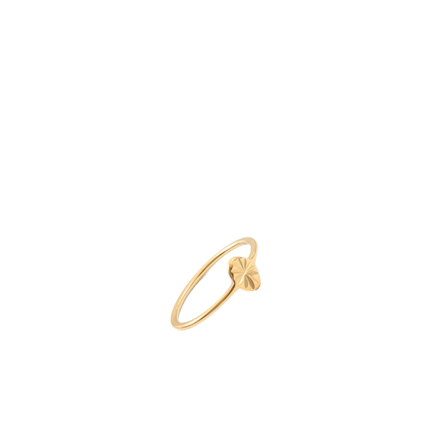 Thin Small Round Slice Pieces Of Flower Titanium Bracelet