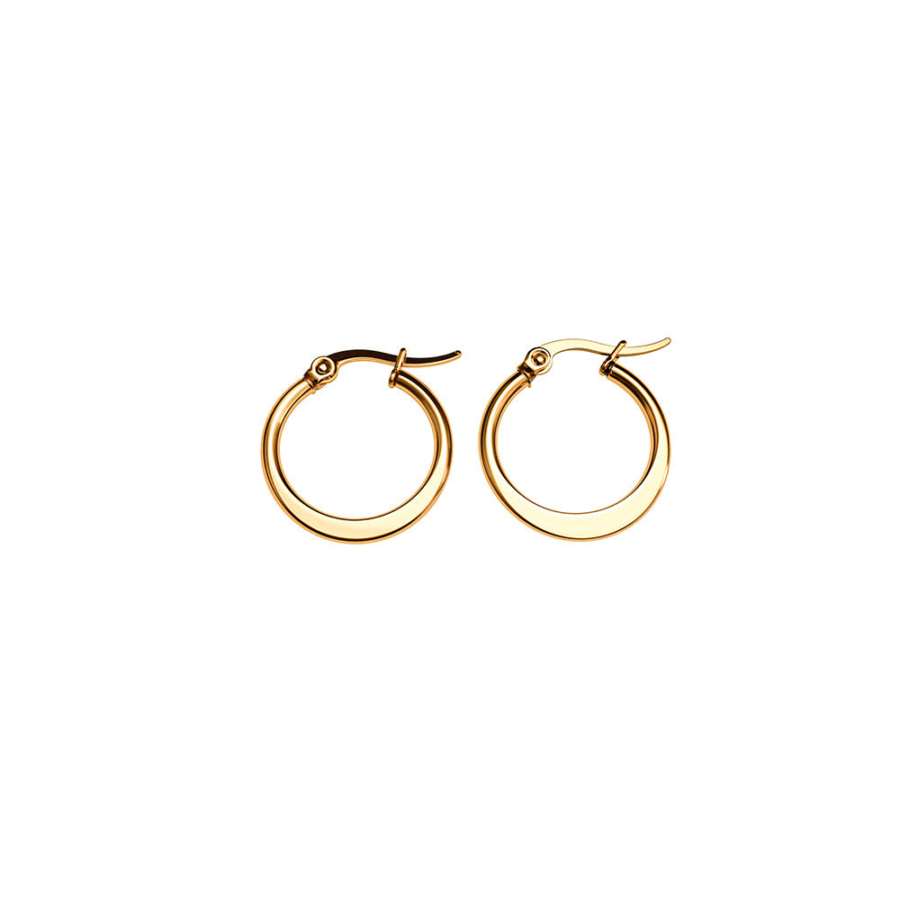 Women's Fashionable Stainless Steel Simple Titanium Bath Ear Buckle