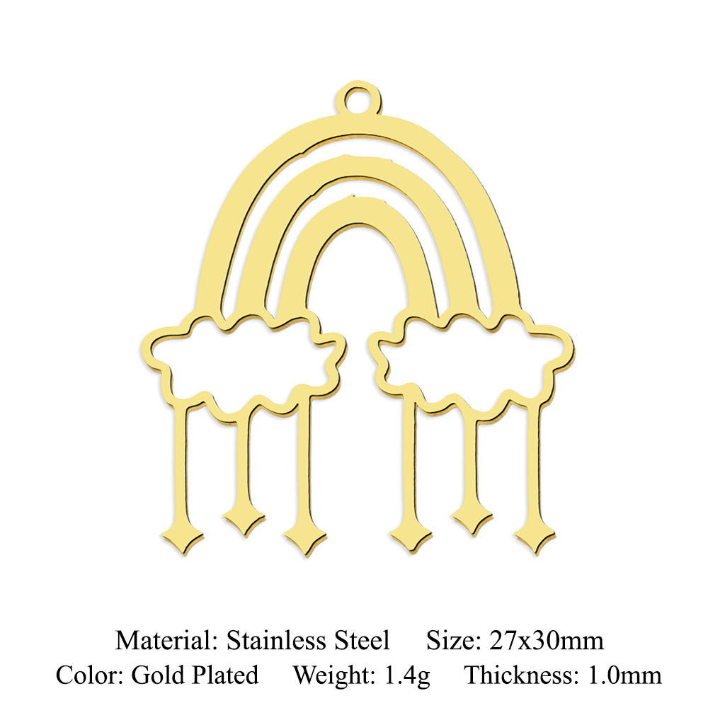 Titanium Steel Planet Ornament Accessories Geometric Pendants