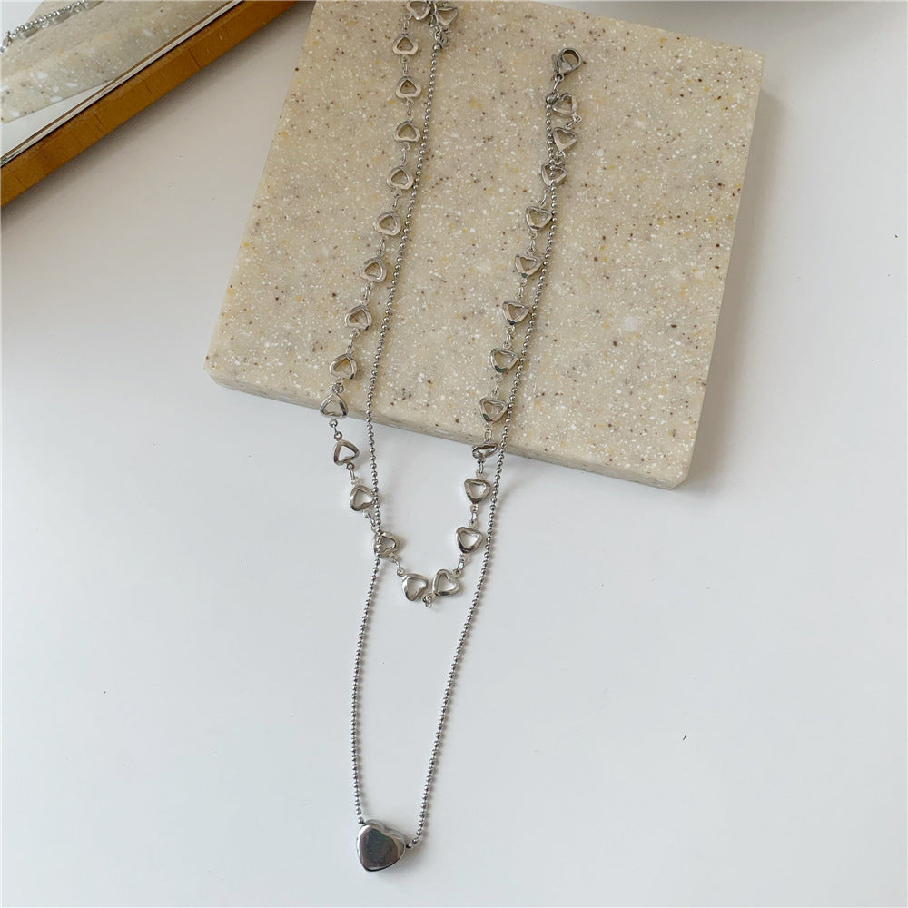 Female Hip Hop Disco Jumping Unique No Color Fading Necklace