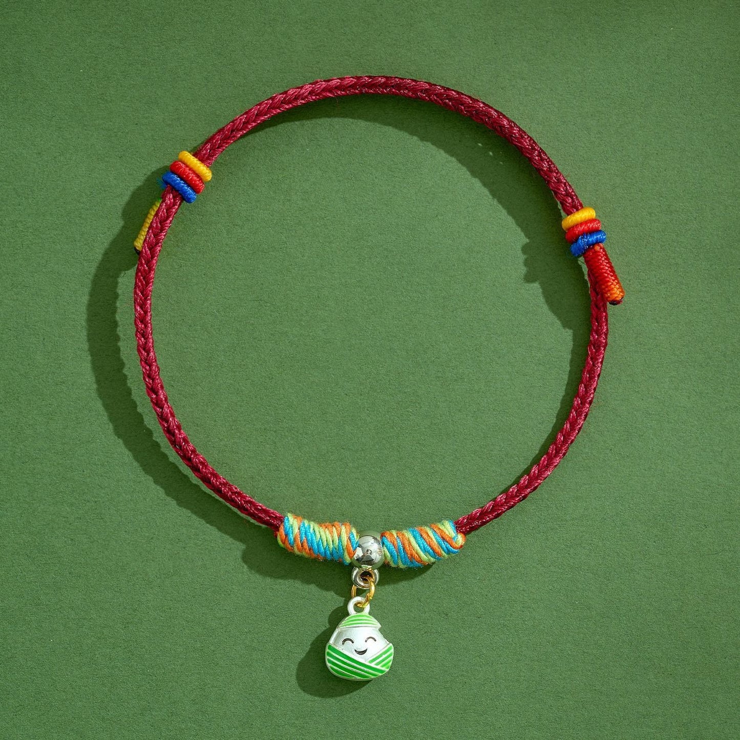 Dragon Boat Festival Colorful Rope Small Red Hand-woven Tiger Head Bracelet