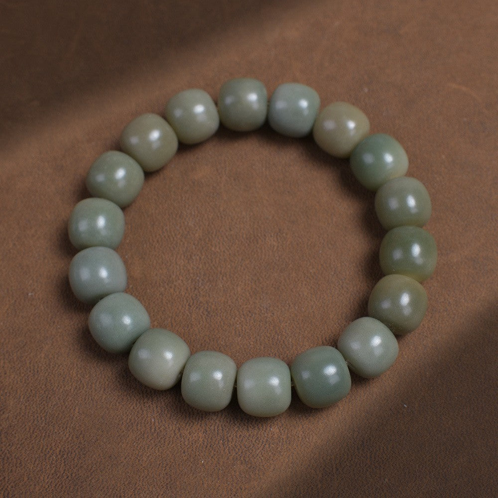 Natural Old Smoke Bodhi Female Version Pliable Temperament Seed Crafts Bracelet