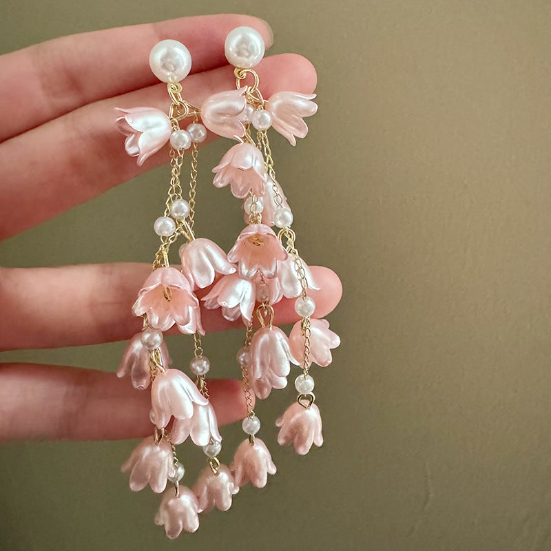 Fairy High Sense Vacation Style Elegant Fashionable Wearing Modified Face Earrings