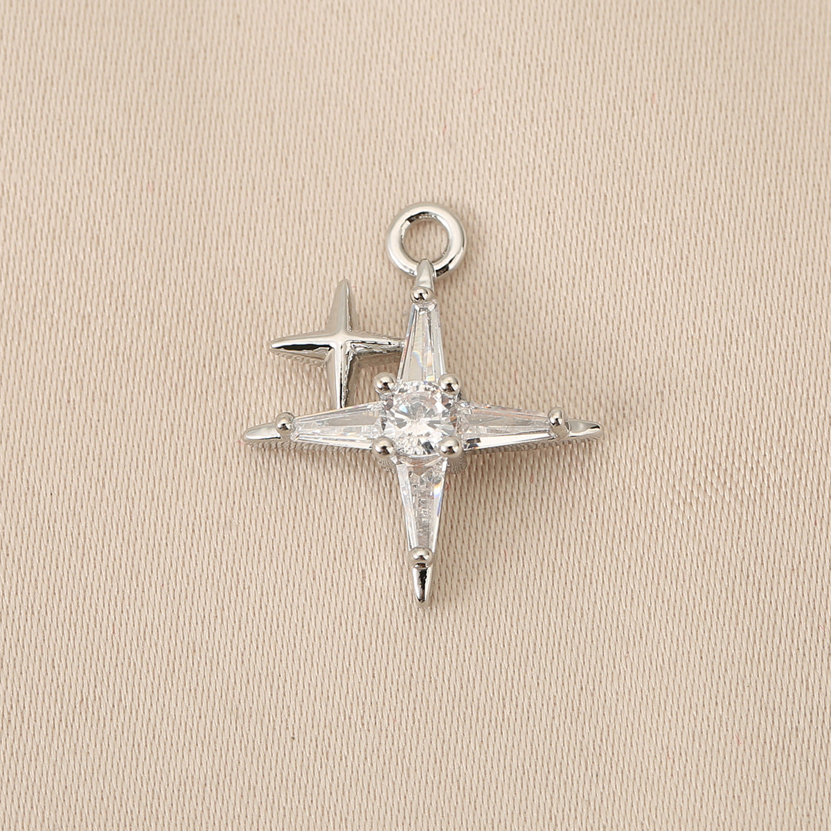 Cool Attractive Zircon Color Retaining Cross Jewelry Accessories
