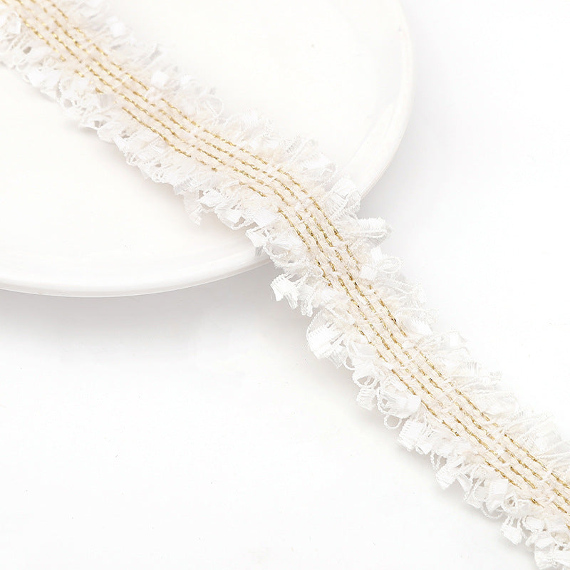 Classic Style Polyester Lace Handmade Suitcase Hat Weaving Rope Jewelry Accessories