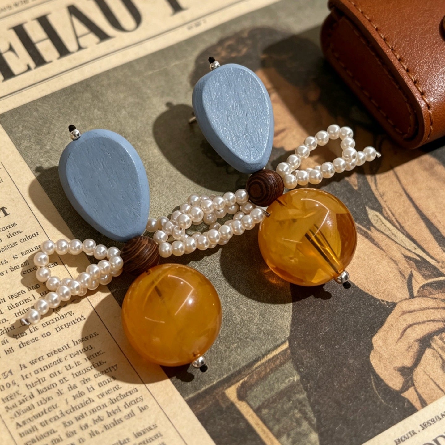 Middle Ancient Niche Retro Design Bow High Sense Earrings